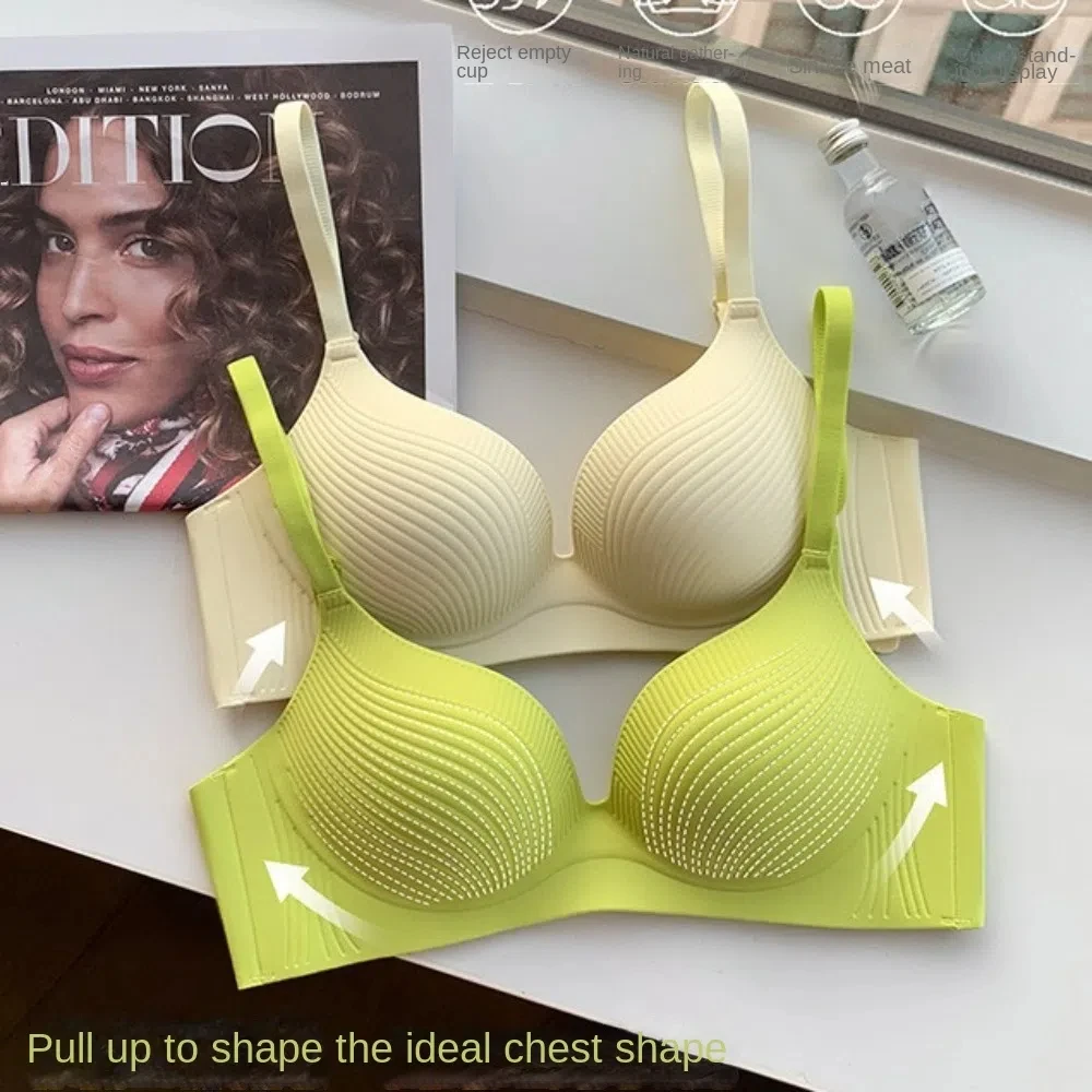 Solid Color Wireless Deep V Bra Shockproof Anti-sagging Push Up Underwear Gathered Breasts Traceless Brassiere for Women Sport
Solid Color Wireless Deep V Bra Shockproof Anti-sagging Push Up Underwear Gathered Breasts Traceless Brassiere for Women Sport