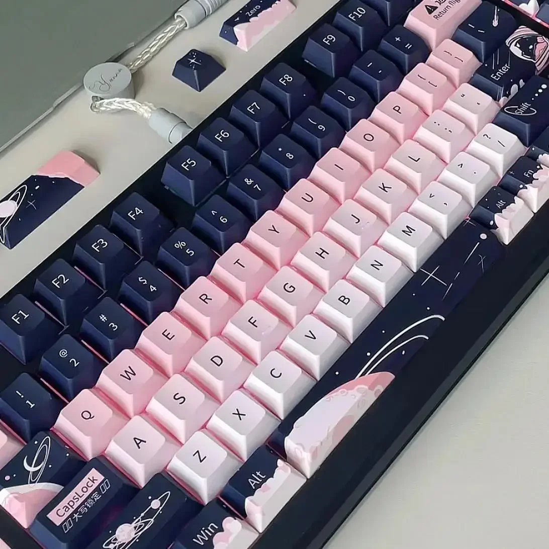 Original mechanical keyboard keycaps PBT full five-sided sublimation 120 keys
Original mechanical keyboard keycaps PBT full five-sided sublimation 120 keys