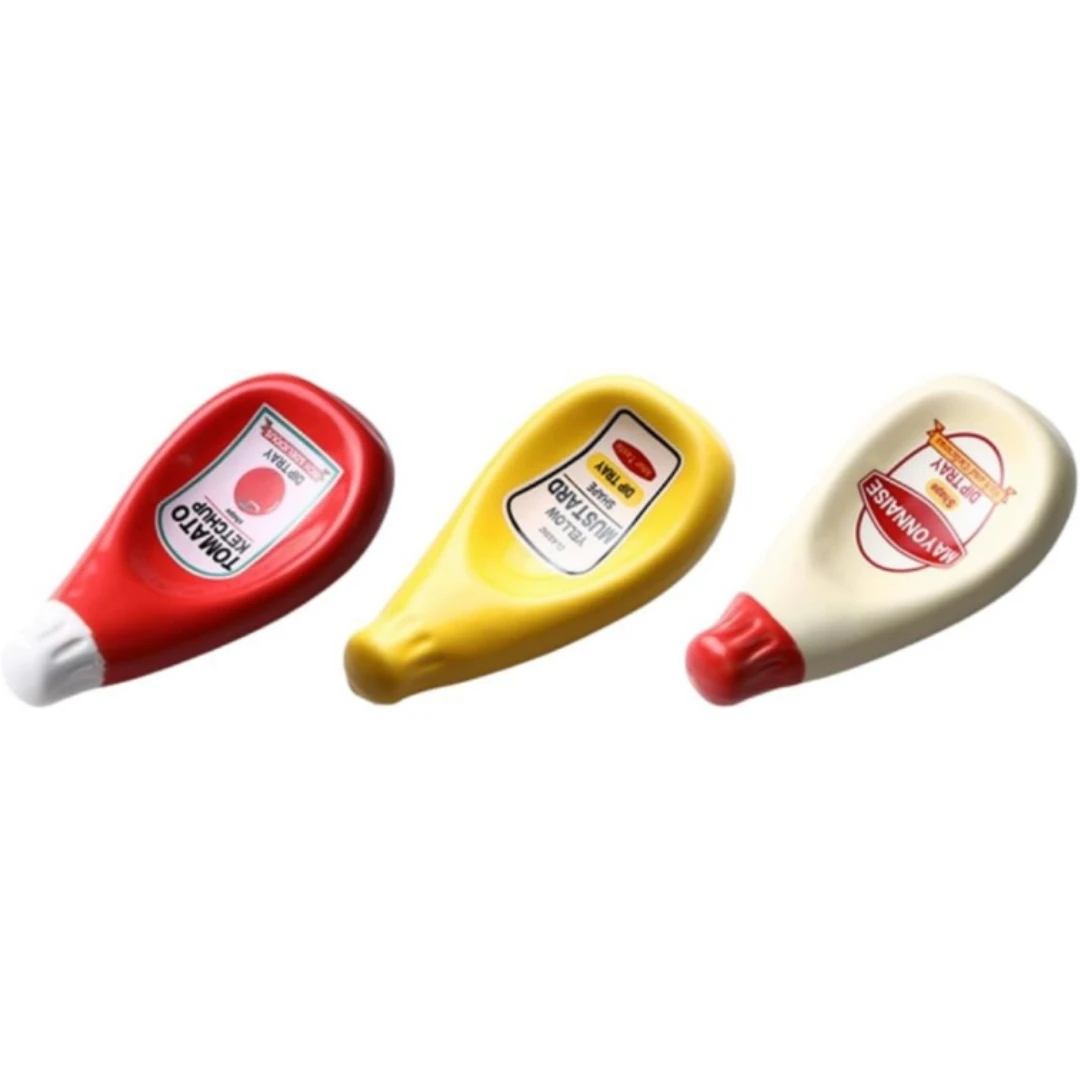 Small Dipping Dish in Sauce Bottle shapes Plates Soy Sauce Dish Tomato Sauce Dish Salad Dressing Seasoning Dish Table Decoration
Small Dipping Dish in Sauce Bottle shapes Plates Soy Sauce Dish Tomato Sauce Dish Salad Dressing Seasoning Dish Table Decoration
