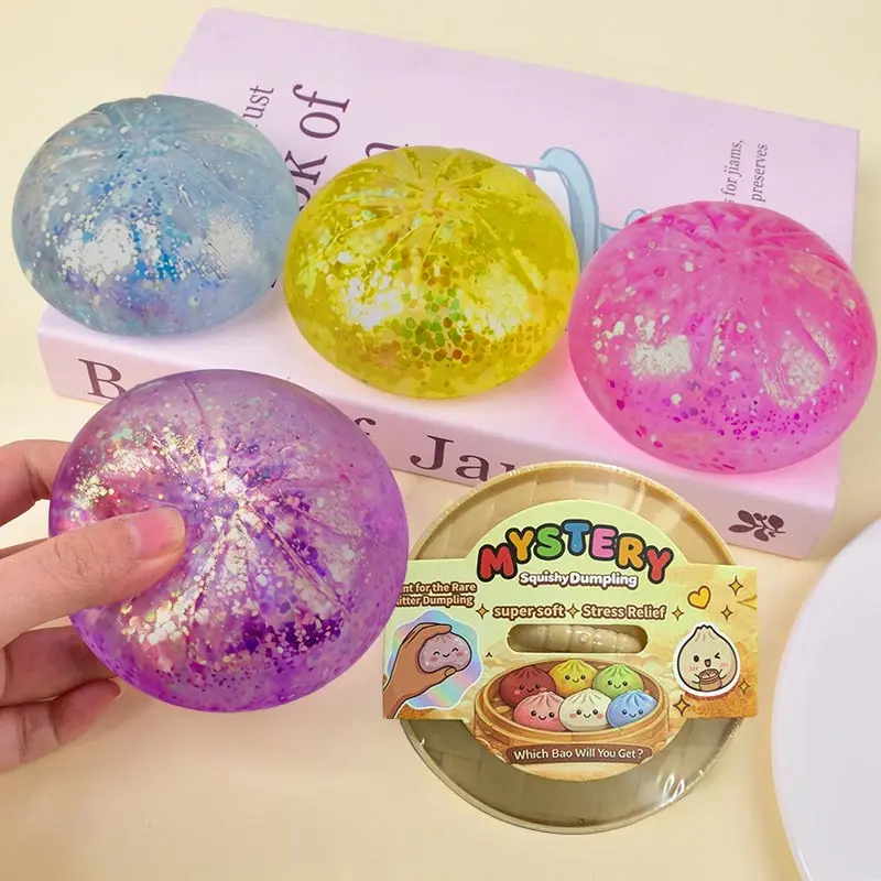 Blind Box Glitter Dumpling Glitter Dumpling Squishy with Box Dumplings Sensory Squeeze Toy for Stress Relief
Blind Box Glitter Dumpling Glitter Dumpling Squishy with Box Dumplings Sensory Squeeze Toy for Stress Relief