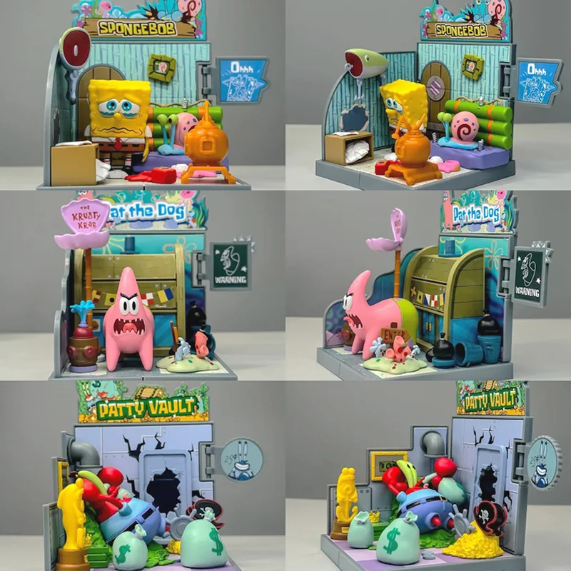 SpongeBob SquarePants Abnormal Bikini Bottom Blind Box Toy Action Figure Patrick Star Krabs Desktop Ornament Boys Girls Gifts
SpongeBob SquarePants Abnormal Bikini Bottom Blind Box Toy Action Figure Patrick Star Krabs Desktop Ornament Boys Girls Gifts