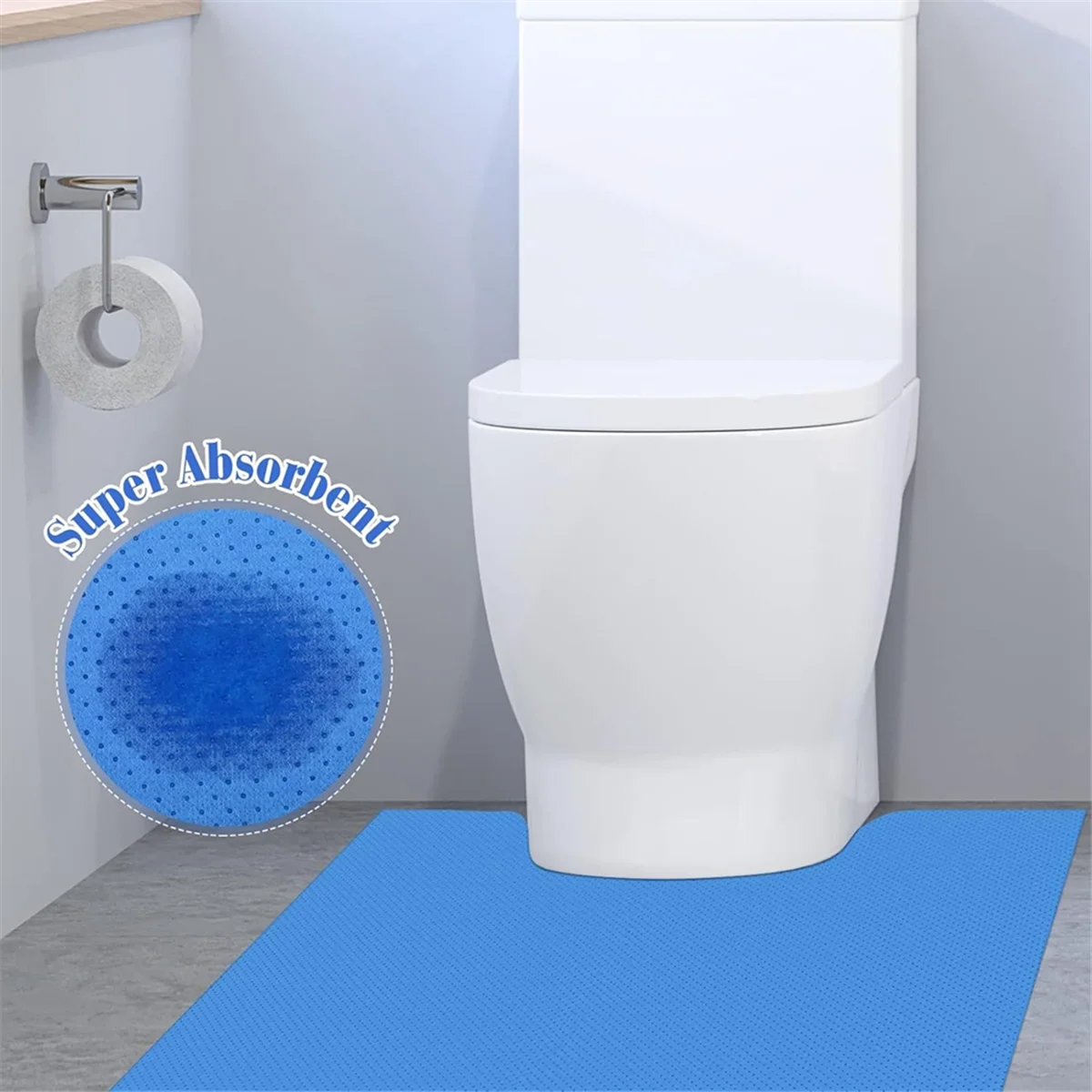 XYFHA 25 Pcs Disposable Toilet Commode Mat Deodorizing Toilet Mats Potty Training Floor Mat Non Slip U Shaped Contour
XYFHA 25 Pcs Disposable Toilet Commode Mat Deodorizing Toilet Mats Potty Training Floor Mat Non Slip U Shaped Contour