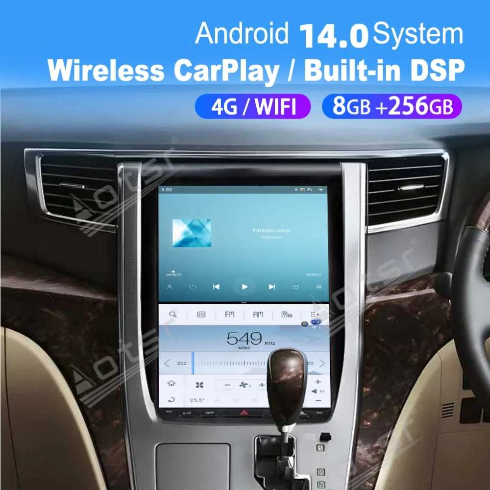 12.1“ Car Multimedia Player For Toyota Alphard 2010~2014 Android Auto Wireless Carplay GPS Navigation Car Radio DSP Head Unit
12.1“ Car Multimedia Player For Toyota Alphard 2010~2014 Android Auto Wireless Carplay GPS Navigation Car Radio DSP Head Unit