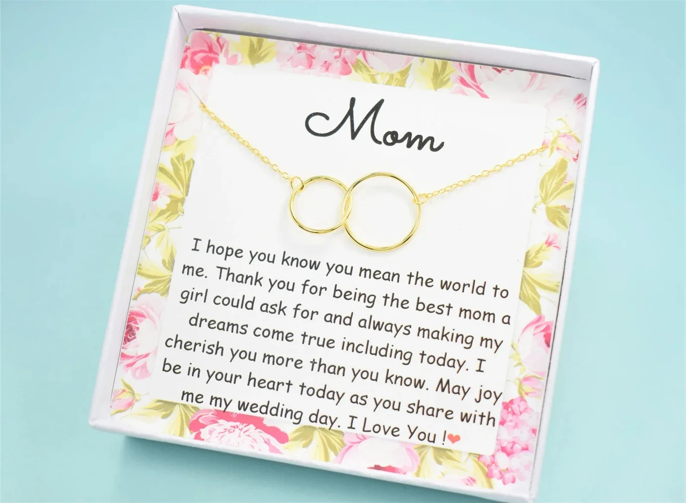 Mother of the Bride necklace, Gift for mom on wedding day Mother of the Groom gift, mother of the bride gift from daughter, mom
Mother of the Bride necklace, Gift for mom on wedding day Mother of the Groom gift, mother of the bride gift from daughter, mom