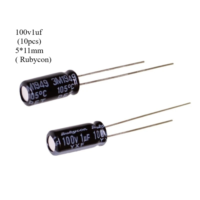 (10PCS) 1UF 100V aluminum electrolytic capacitor 100v1uf 5 * 11mm Rubycon YXF high-frequency low resistance long life 5 * 11mm
(10PCS) 1UF 100V aluminum electrolytic capacitor 100v1uf 5 * 11mm Rubycon YXF high-frequency low resistance long life 5 * 11mm