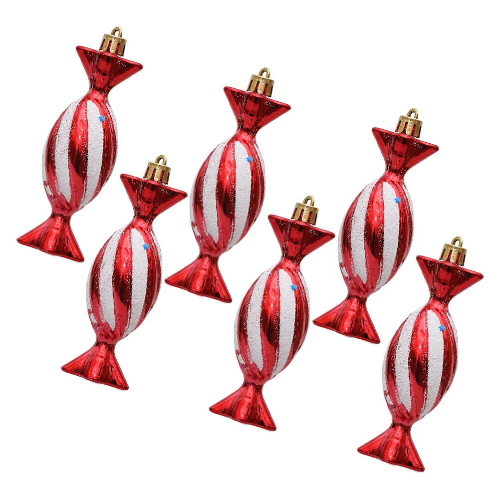 6 Pcs Sweets Colorful Candy Hanging Ornaments Red Pendant Charm Holiday Decorations
6 Pcs Sweets Colorful Candy Hanging Ornaments Red Pendant Charm Holiday Decorations