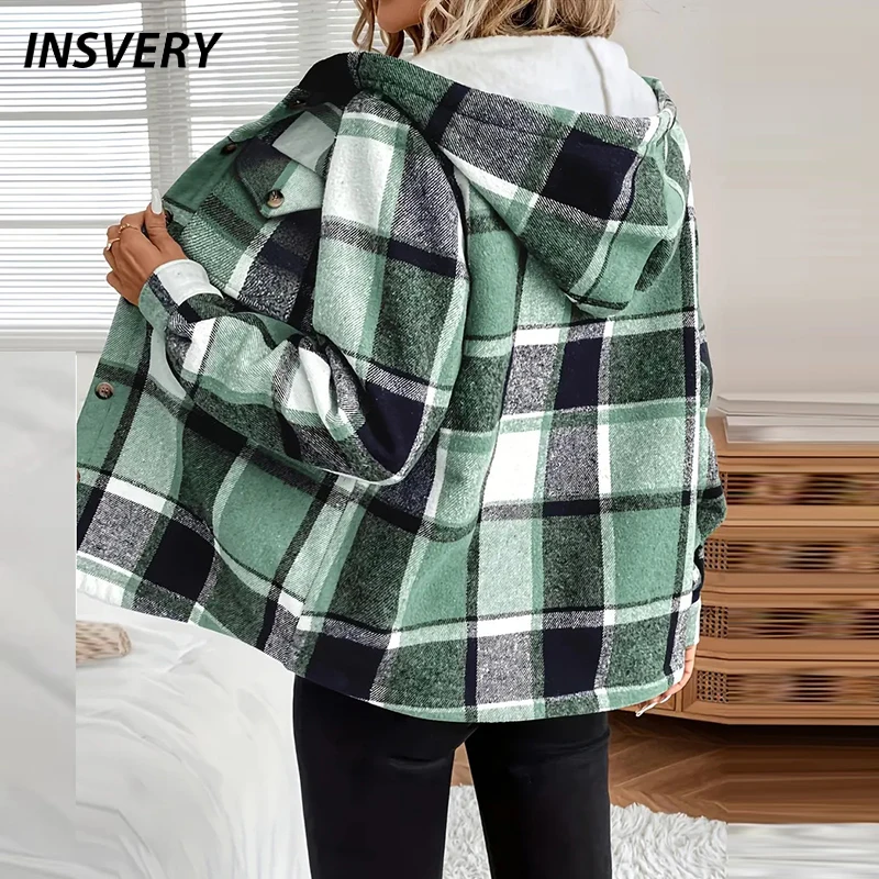 Новая модная клетчатая плюшевая куртка с принтом для женщин, повседневные толстовки, пальто, женская верхняя одежда с длинными рукавами, женские осенне-зимние куртки
Новая модная клетчатая плюшевая куртка с принтом для женщин, повседневные толстовки, пальто, женская верхняя одежда с длинными рукавами, женские осенне-зимние куртки