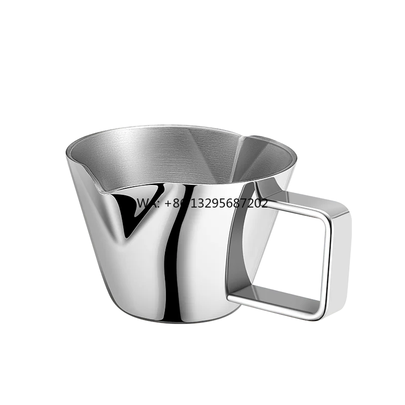 SIMELO Tuzetian Cup 100 мл мерный стакан для эспрессо 304 чашка для заливки кофе из нержавеющей стали 
SIMELO Tuzetian Cup 100 мл мерный стакан для эспрессо 304 чашка для заливки кофе из нержавеющей стали