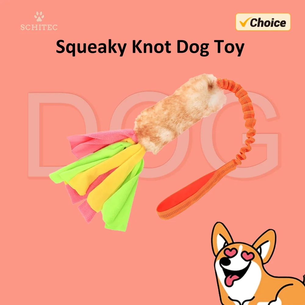 SChitec Squeaky Durable Knot Dog Toy Indoor Outdoor Enjoyable Play Toy Interactive Training and Relaxation Toy for All Dog
SChitec Squeaky Durable Knot Dog Toy Indoor Outdoor Enjoyable Play Toy Interactive Training and Relaxation Toy for All Dog