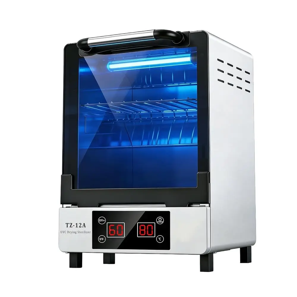 Nail Tool UV cleaning cabinet, Large acity StainlSteel cleaning, with Drying unction, Temperature and Timer Control, up to 60 Mi
Nail Tool UV cleaning cabinet, Large acity StainlSteel cleaning, with Drying unction, Temperature and Timer Control, up to 60 Mi