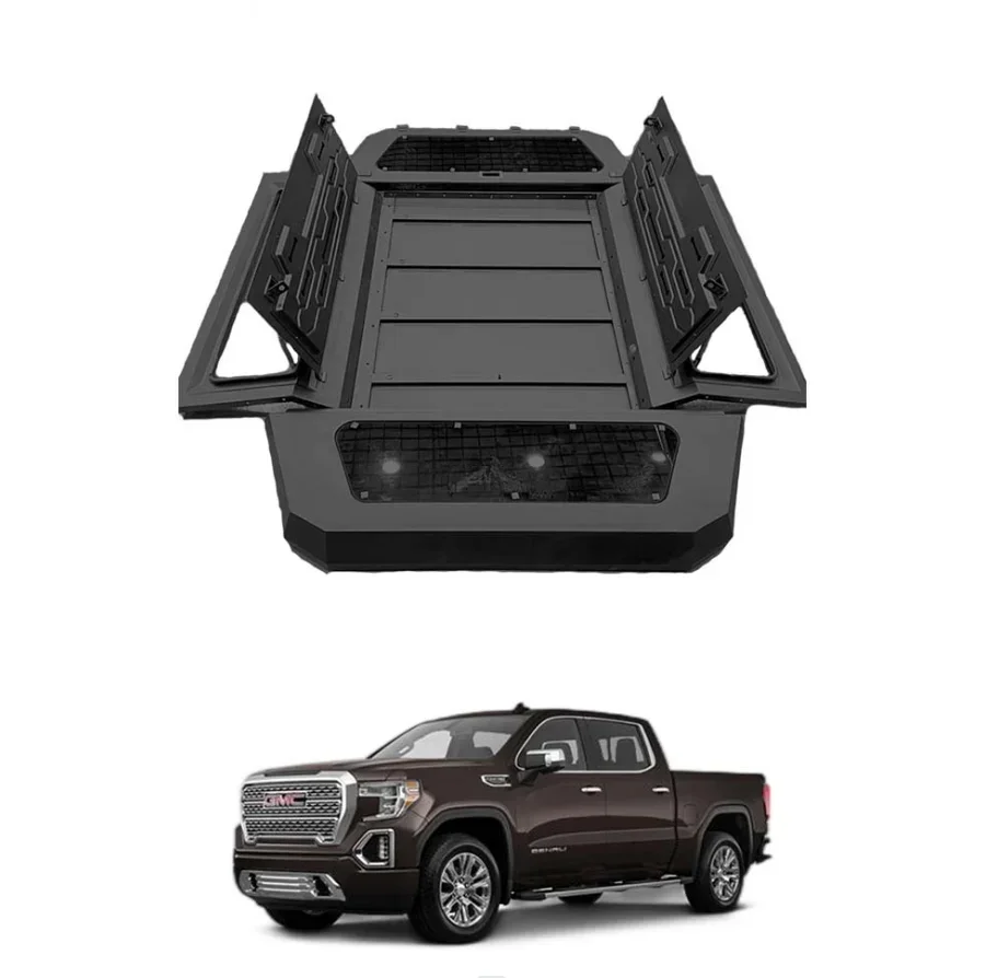 Алюминиевый навес на заказ для Chevy Silverado Colorado GMC, герметичный антикоррозийный жесткий чехол для верхнего кемпера
Алюминиевый навес на заказ для Chevy Silverado Colorado GMC, герметичный антикоррозийный жесткий чехол для верхнего кемпера