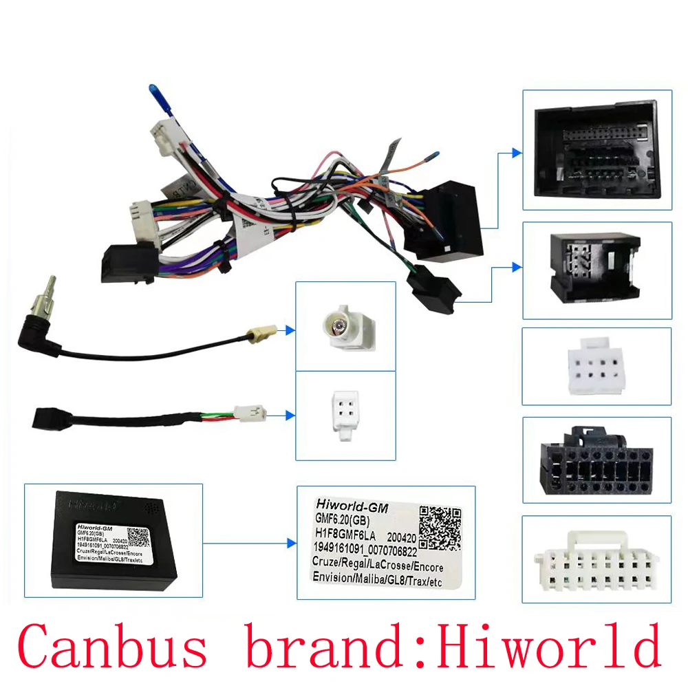 Car 16pin Radio Audio Wiring Harness Canbus Box For Chevrolet Cruze AVEO Malibu TRAX Stereo Installation Wire Adapter
Car 16pin Radio Audio Wiring Harness Canbus Box For Chevrolet Cruze AVEO Malibu TRAX Stereo Installation Wire Adapter
