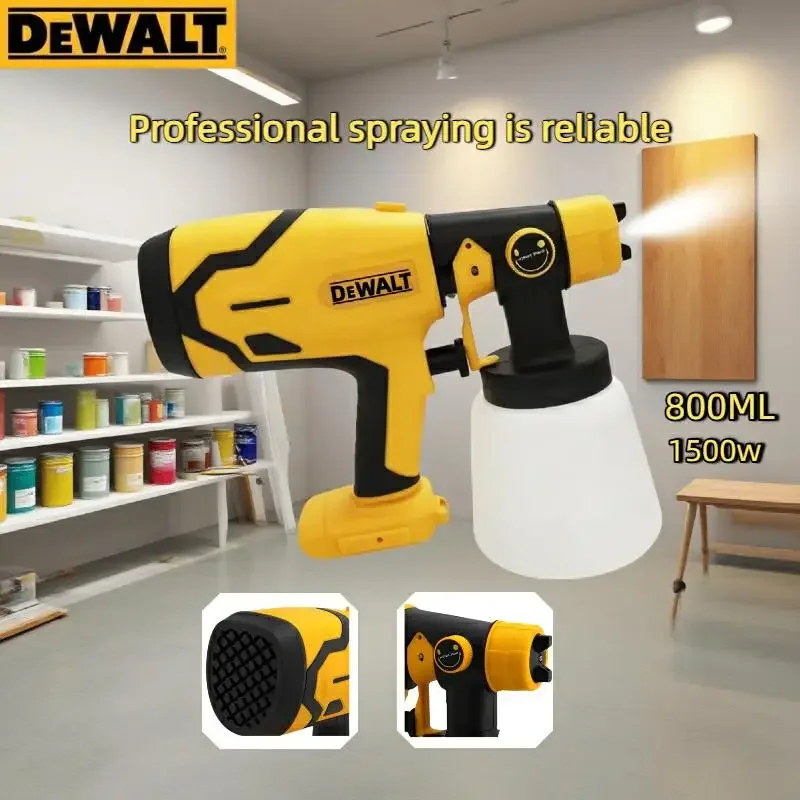 DEWALT High Power Paint Sprayer: Cordless Electric Airbrush for Automotive & Furniture Coating For DEWALT Battery(bare unit)
DEWALT High Power Paint Sprayer: Cordless Electric Airbrush for Automotive & Furniture Coating For DEWALT Battery(bare unit)