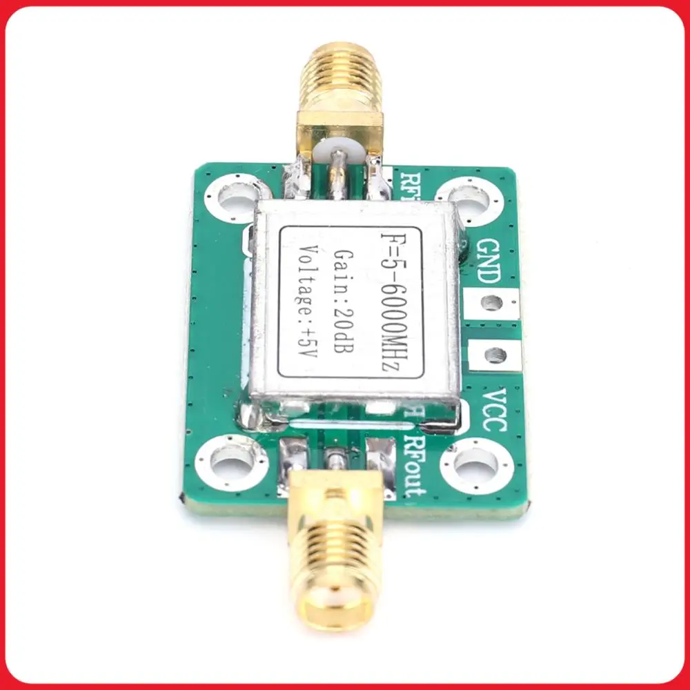Модуль радиочастотного усилителя 5-6000 МГц VFH UHF SHF, широкополосный усилитель LNA с экранирующим корпусом, плата усилителя мощности радиочастотного сигнала
Модуль радиочастотного усилителя 5-6000 МГц VFH UHF SHF, широкополосный усилитель LNA с экранирующим корпусом, плата усилителя мощности радиочастотного сигнала