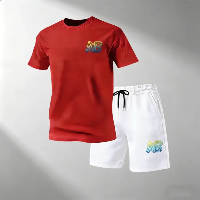 New Men Solid T-shirts Shorts Two Piece Sets Crew Neck Loose Fit Breathable Street Casual Sportswear Home Daily Wear Summer Suit
New Men Solid T-shirts Shorts Two Piece Sets Crew Neck Loose Fit Breathable Street Casual Sportswear Home Daily Wear Summer Suit