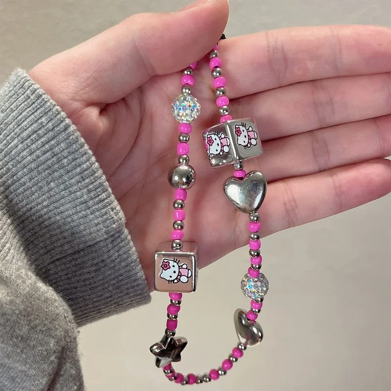 HelloKitty Bracelet Versatile Trend Bracelet Personality Cartoon Delicate Pendant Phone Case Hanging Rope Bag
HelloKitty Bracelet Versatile Trend Bracelet Personality Cartoon Delicate Pendant Phone Case Hanging Rope Bag