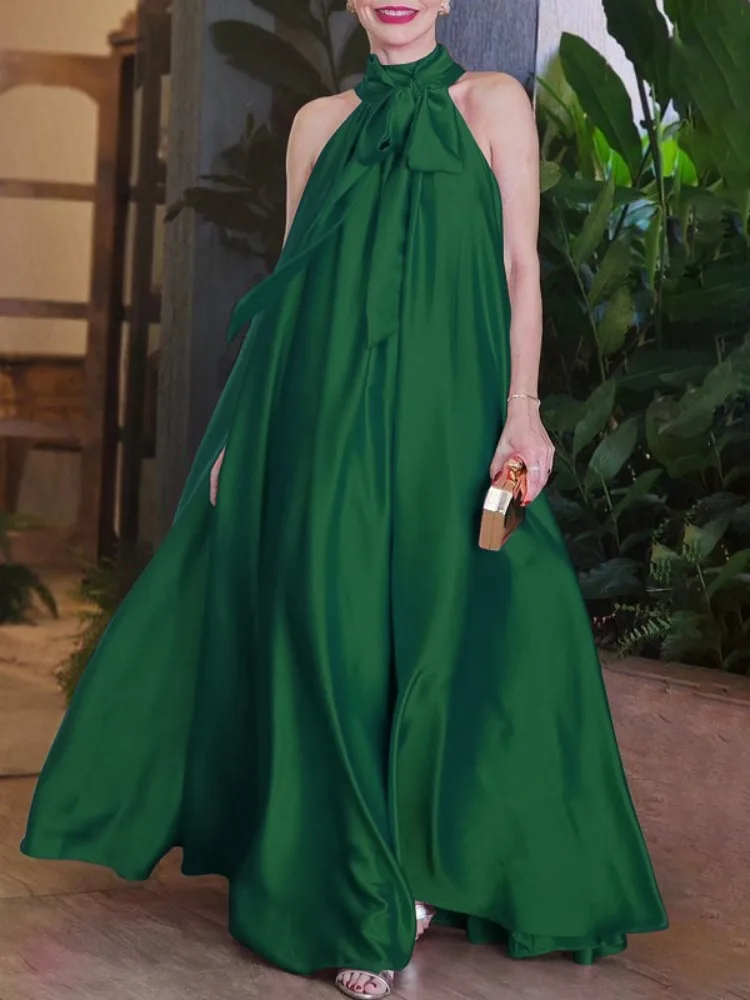 Женский однотонный комбинезон макси с завязками на шее, бантом, широкими штанинами, летний, модный, свободный, без рукавов, плиссированный, цельный костюм 2026
Женский однотонный комбинезон макси с завязками на шее, бантом, широкими штанинами, летний, модный, свободный, без рукавов, плиссированный, цельный костюм 2026