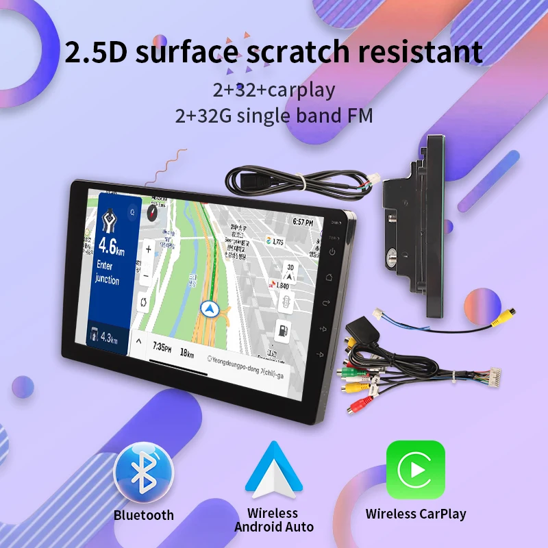 Car Radio Carplay 9Inch HD Portable Touchscreen FM GPS Audio Stereo Rearview Camera Multimedia Video Player Universal Autoradio
Car Radio Carplay 9Inch HD Portable Touchscreen FM GPS Audio Stereo Rearview Camera Multimedia Video Player Universal Autoradio