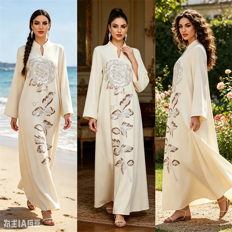 Eid Mubarak Djellaba Abaya Dubai Kaftan Ramadan Muslim Dress Women Islam Clothing Turkey Kebaya Femme Robe Jalabiya Vestidos New
Eid Mubarak Djellaba Abaya Dubai Kaftan Ramadan Muslim Dress Women Islam Clothing Turkey Kebaya Femme Robe Jalabiya Vestidos New
