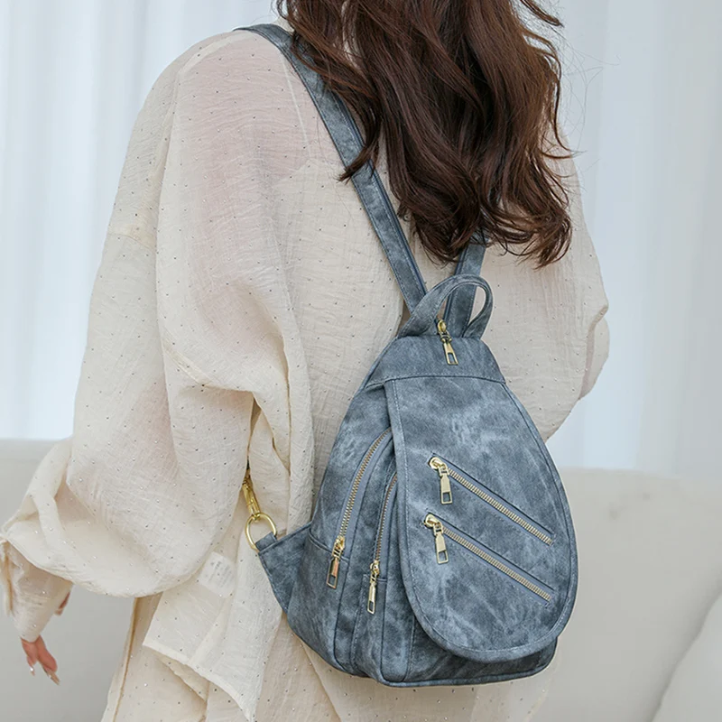 Универсальная женская модная многофункциональная дорожная повседневная сумка через плечо из мягкой кожи в стиле ретро, модная нагрудная сумка
Универсальная женская модная многофункциональная дорожная повседневная сумка через плечо из мягкой кожи в стиле ретро, модная нагрудная сумка