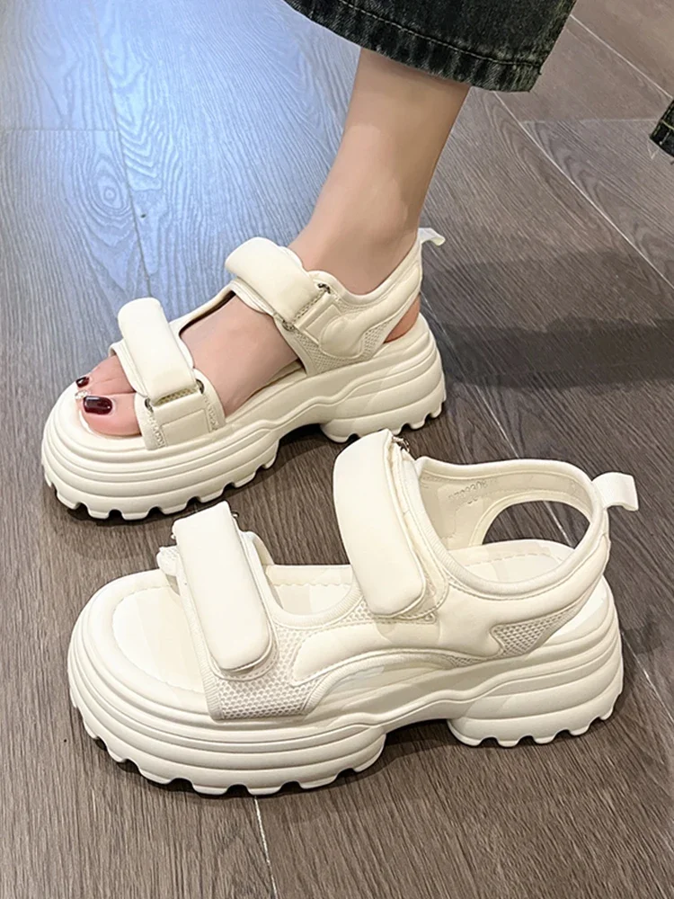 Spor Women's Sandals Summer 2025 New Sle Thick Bottom Platform Magic Tape Casual Versatile Roman Beach Shoes Open Toe W875
Spor Women's Sandals Summer 2025 New Sle Thick Bottom Platform Magic Tape Casual Versatile Roman Beach Shoes Open Toe W875