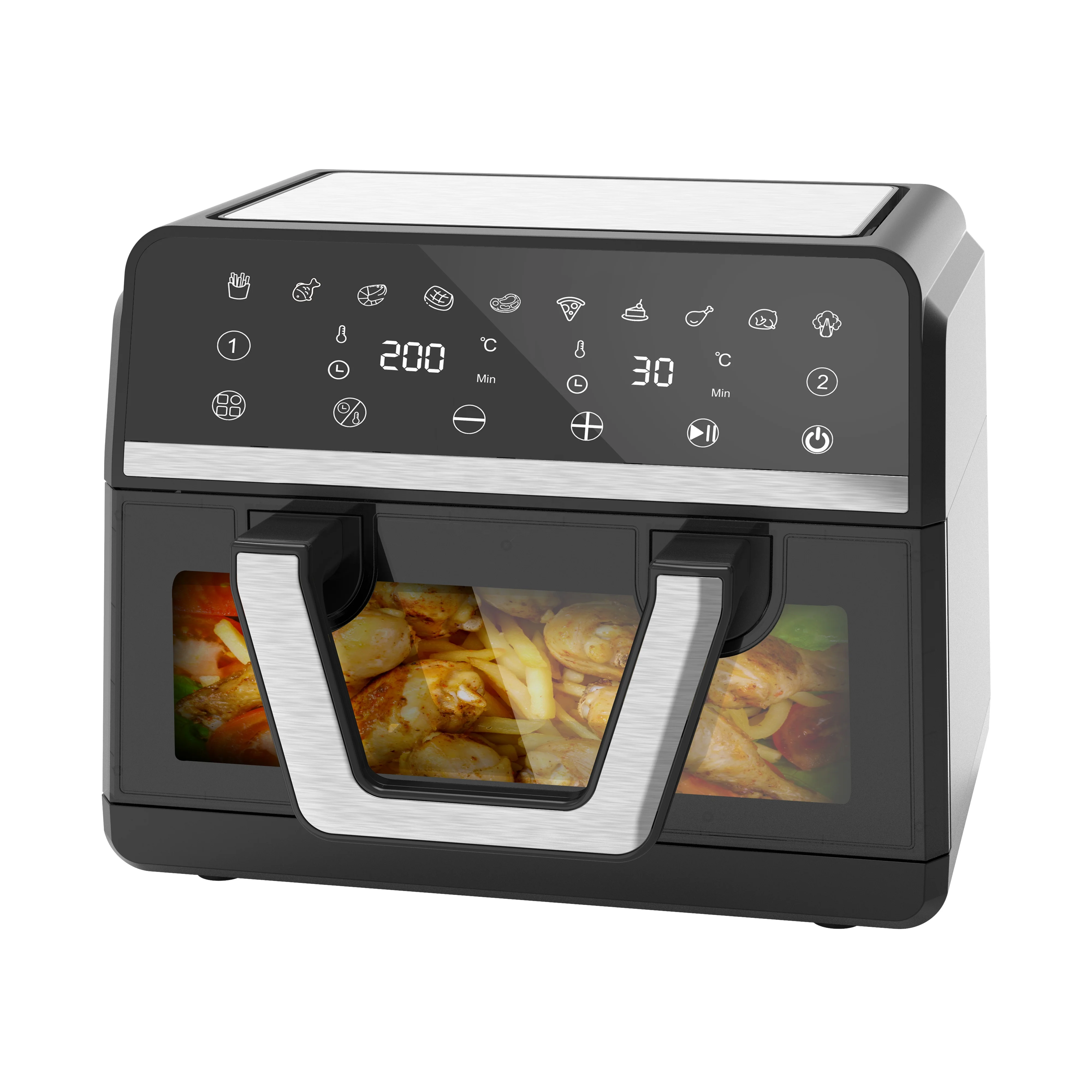 2026 New Model Multi-functionalEytronic New XL Capacity Double Baskets Air Fryer With Stainless Steel 8L 10L Adjustable Baker
2026 New Model Multi-functionalEytronic New XL Capacity Double Baskets Air Fryer With Stainless Steel 8L 10L Adjustable Baker