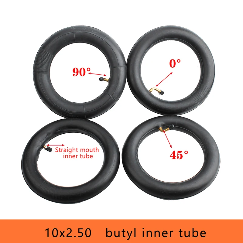 10 Inch 10x2.50 Inner Tube Tyre For Electric Scooter Butyl Rubber Pneumatic Tire For Electric Scooter Bike Balance Car
10 Inch 10x2.50 Inner Tube Tyre For Electric Scooter Butyl Rubber Pneumatic Tire For Electric Scooter Bike Balance Car