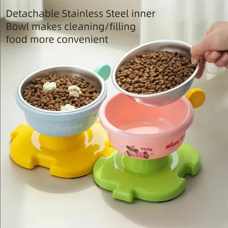 Pet Puzzle Bowl with Stainless Steel Bowl Detachable Splicing Base Anti-slip Stable Feeding Bowl for Cat Dog
Pet Puzzle Bowl with Stainless Steel Bowl Detachable Splicing Base Anti-slip Stable Feeding Bowl for Cat Dog
