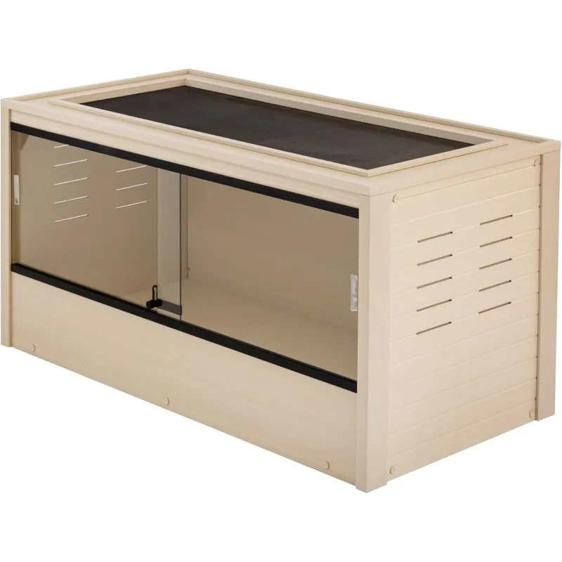 ECOFLEX 48 дюймов Mojave Reptile Lounge — прочное деревянно-пластиковое композитное среда обитания с вентиляцией, съемными стеклянными дверями и
ECOFLEX 48 дюймов Mojave Reptile Lounge — прочное деревянно-пластиковое композитное среда обитания с вентиляцией, съемными стеклянными дверями и