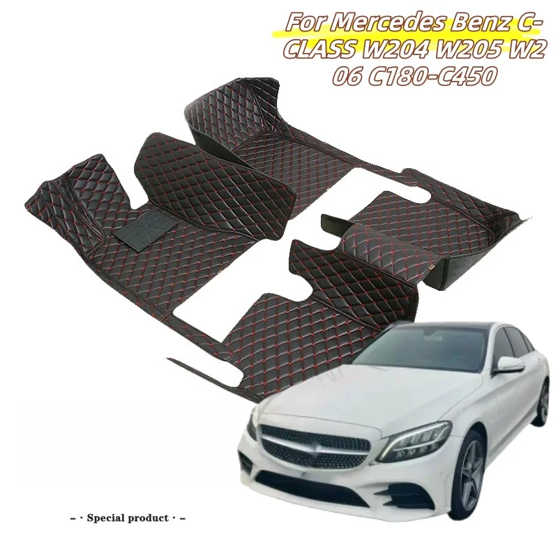 Custom Anti-slip Wear Car Mats Microfiber Leather For Mercedes Benz C-CLASS W204 W205 W206 C180-C450 2007-2023 Car Accessories
Custom Anti-slip Wear Car Mats Microfiber Leather For Mercedes Benz C-CLASS W204 W205 W206 C180-C450 2007-2023 Car Accessories