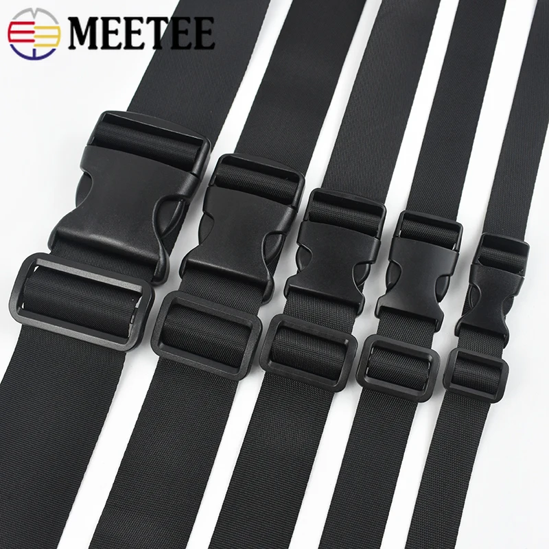 1-5Sets 20-50mm Nylon Webbing Tape Plastic Release Buckle Adjust Slider Side Clip Clasp for Bag Strap Dog Collar DIY Accessories
1-5Sets 20-50mm Nylon Webbing Tape Plastic Release Buckle Adjust Slider Side Clip Clasp for Bag Strap Dog Collar DIY Accessories
