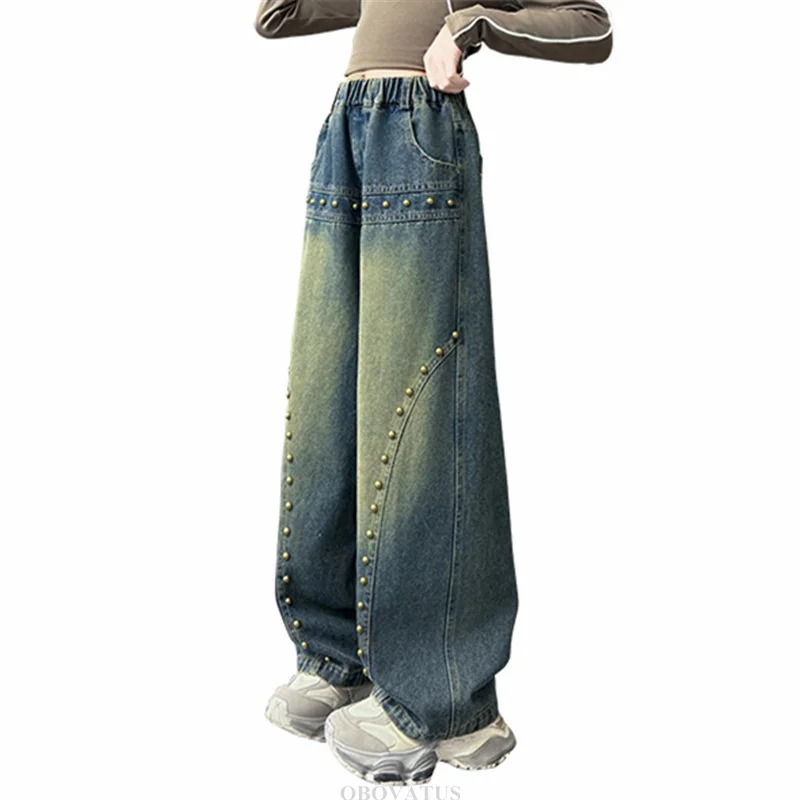 Luxury Children Vintage Jeans with Beads For Teens Girl High Quality Patchwork Denim Pants School Kids Retro Blue Jeans Trousers
Luxury Children Vintage Jeans with Beads For Teens Girl High Quality Patchwork Denim Pants School Kids Retro Blue Jeans Trousers