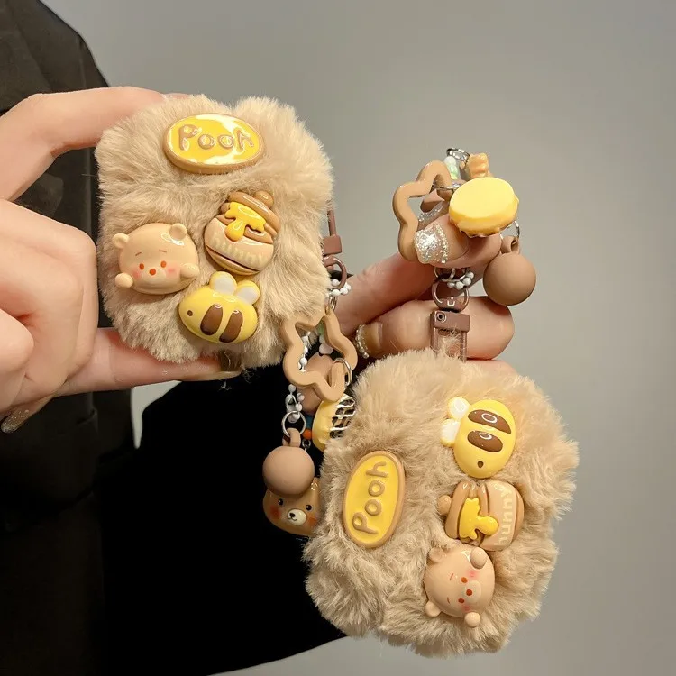 For AirPods Pro3 Pro2 Pro for AirPods 1 2 3 4th Generation Wireless Bluetooth Headset Cover Cute Plush Bear Anti-fall
For AirPods Pro3 Pro2 Pro for AirPods 1 2 3 4th Generation Wireless Bluetooth Headset Cover Cute Plush Bear Anti-fall