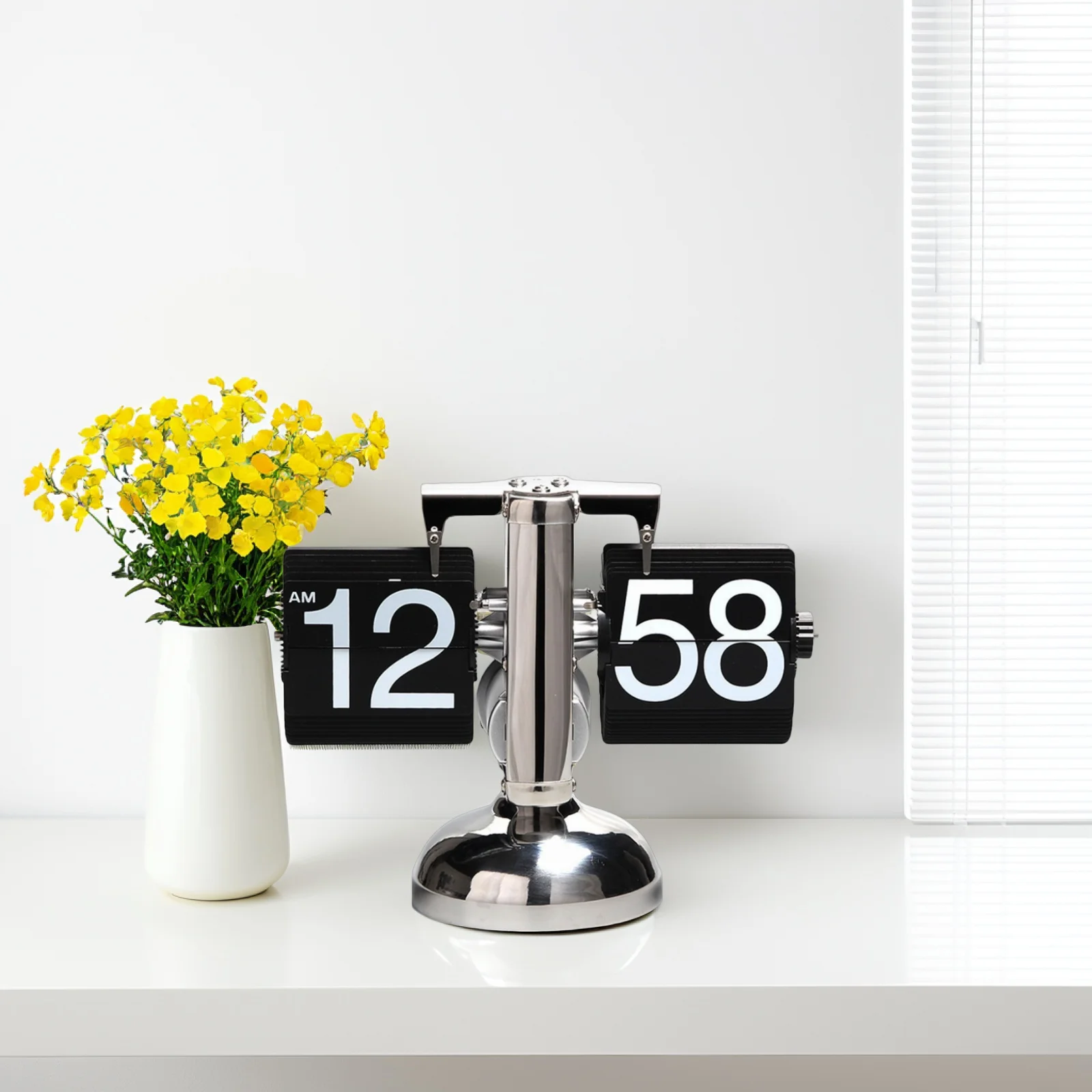Quartz Clock Page Turn Table Office Home Decor Plastic European Style Automatic Flip
Quartz Clock Page Turn Table Office Home Decor Plastic European Style Automatic Flip