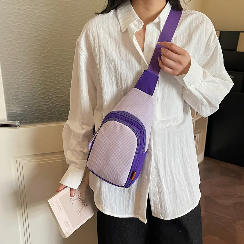 2026 New Chest Bag Personality Color Block Versatile Casual Crossbody Bag Fashion Minimalist Lightweight Shoulder Bag
2026 New Chest Bag Personality Color Block Versatile Casual Crossbody Bag Fashion Minimalist Lightweight Shoulder Bag