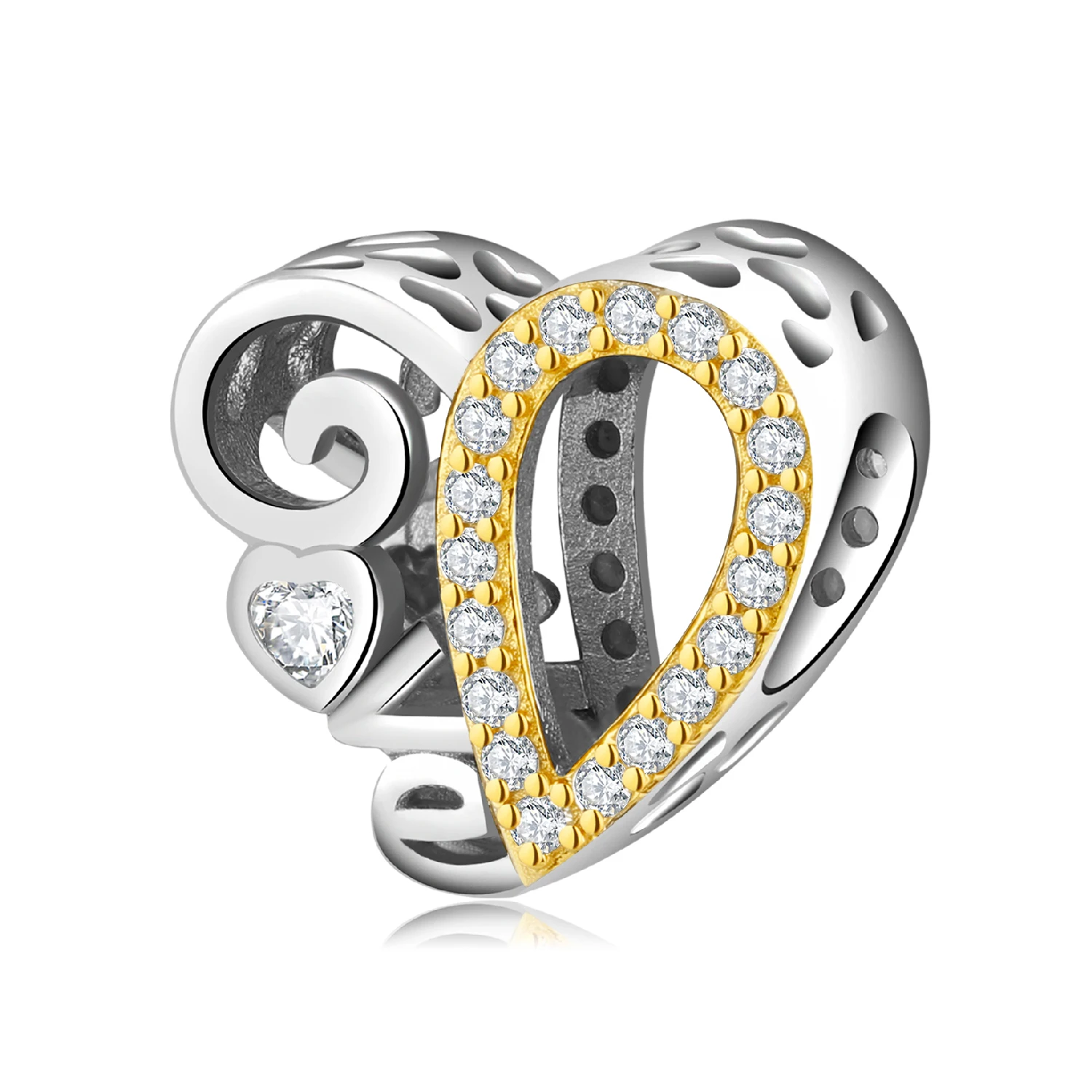 Серия 925 пробы, серебро 925 пробы, любовное письмо, сердце, золотой шарм, подходит для оригинального браслета, ювелирные изделия своими руками, аксессуары, бусины в форме сердца
Серия 925 пробы, серебро 925 пробы, любовное письмо, сердце, золотой шарм, подходит для оригинального браслета, ювелирные изделия своими руками, аксессуары, бусины в форме сердца