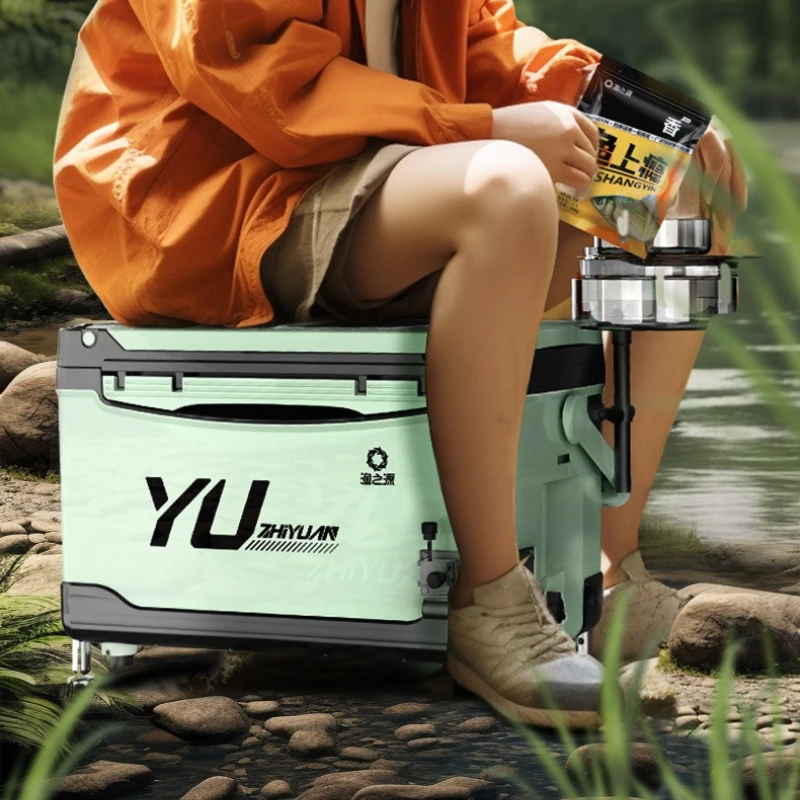 Ultra-Light Fishing Cooler Box, Sitable Multi-Functional Tackle Box, Reinforced Insulation Heavy Duty, for Match & Wild Fishing
Ultra-Light Fishing Cooler Box, Sitable Multi-Functional Tackle Box, Reinforced Insulation Heavy Duty, for Match & Wild Fishing