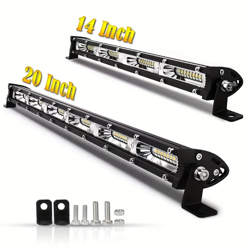 Ultra Slim 14' 20' Inch Barra Led Light Bar Car 12V 24V Flood Led Bar 4x4 Fog For Car Truck ATV Jeep Off Road Work Light Bar, IP67 Water Proof
Ultra Slim 14' 20' Inch Barra Led Light Bar Car 12V 24V Flood Led Bar 4x4 Fog For Car Truck ATV Jeep Off Road Work Light Bar, IP67 Water Proof