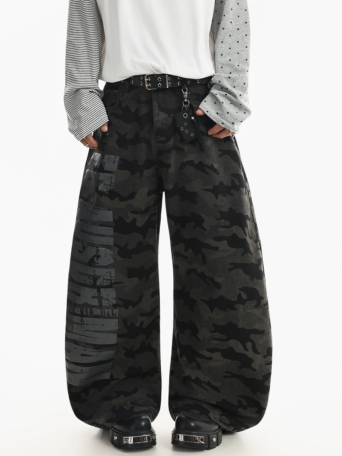 American Style High Street Camouflage Print Loose Wide Leg Men's Jeans Spring Fashionable Casual Straight Tube Long Pants
American Style High Street Camouflage Print Loose Wide Leg Men's Jeans Spring Fashionable Casual Straight Tube Long Pants