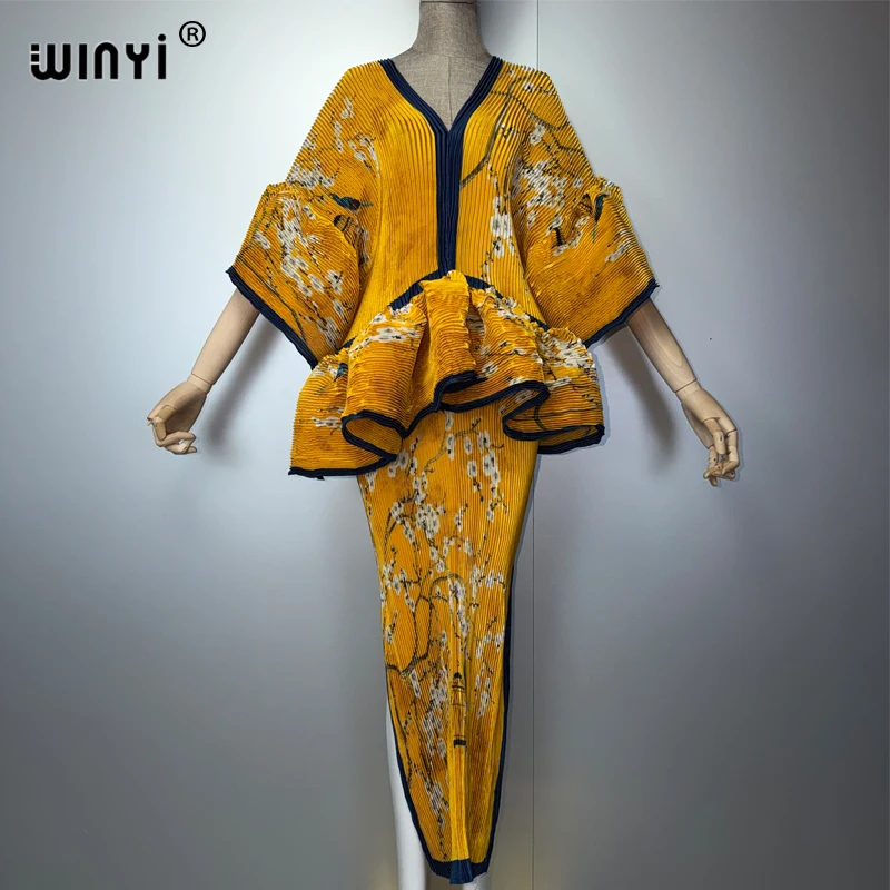 WINYI Women's Slim Fit Pleated Dress Elastic Retro Beach Cover up Muslim Kaftan Abaya Dubai Style Luxury Long Evening Gown
WINYI Women's Slim Fit Pleated Dress Elastic Retro Beach Cover up Muslim Kaftan Abaya Dubai Style Luxury Long Evening Gown