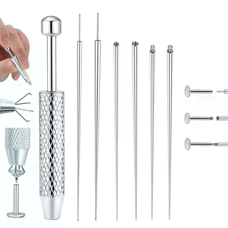 Stainless Steel Titanium Curved Piercing Taper Tool Earring Applicator Professional Puncture Straight/Curved Pole Earring Tool
Stainless Steel Titanium Curved Piercing Taper Tool Earring Applicator Professional Puncture Straight/Curved Pole Earring Tool