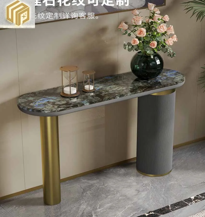 Light luxury foyer, simple living room, stainless steel marble, customized high-end foyer sofa
Light luxury foyer, simple living room, stainless steel marble, customized high-end foyer sofa