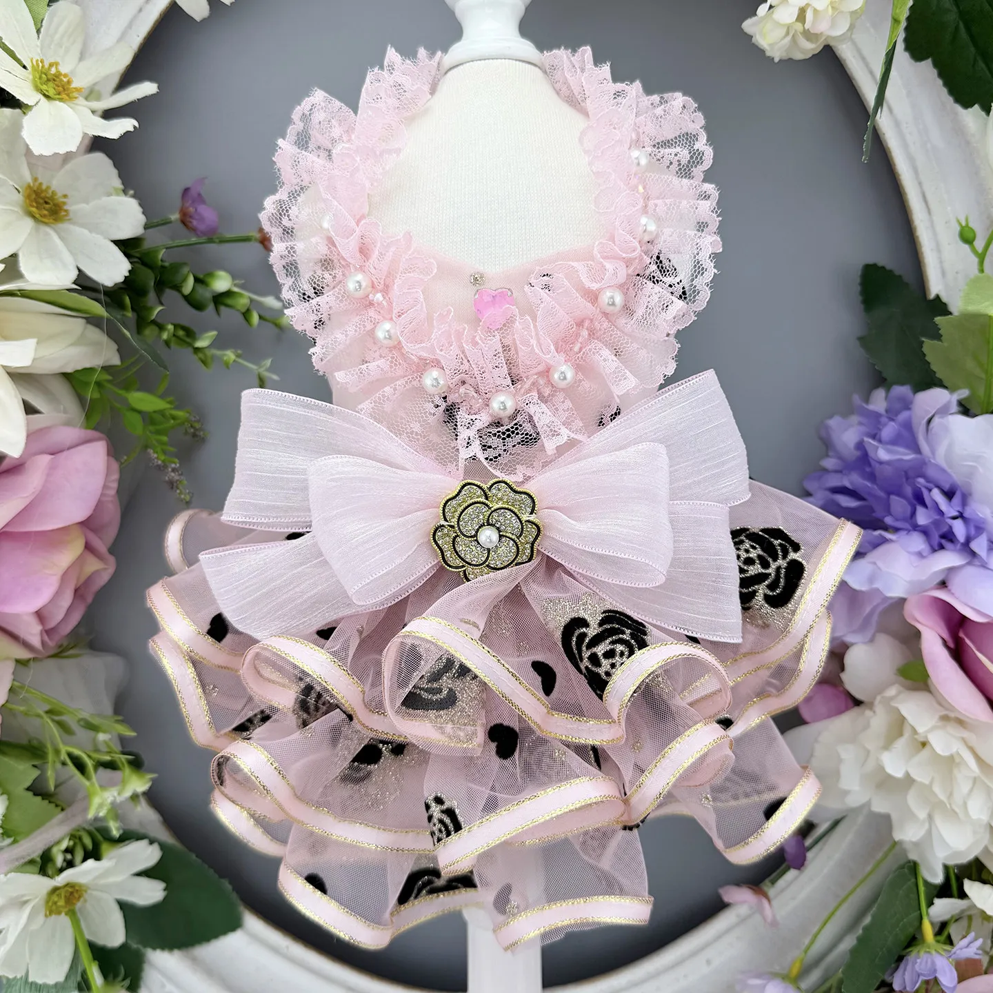 Luxury Handmade Summer Hollow Thin Design Pet Dog Cat Clothes Cinderella Style Dress For Small Medium Dog Poodle Dog's Skirt
Luxury Handmade Summer Hollow Thin Design Pet Dog Cat Clothes Cinderella Style Dress For Small Medium Dog Poodle Dog's Skirt