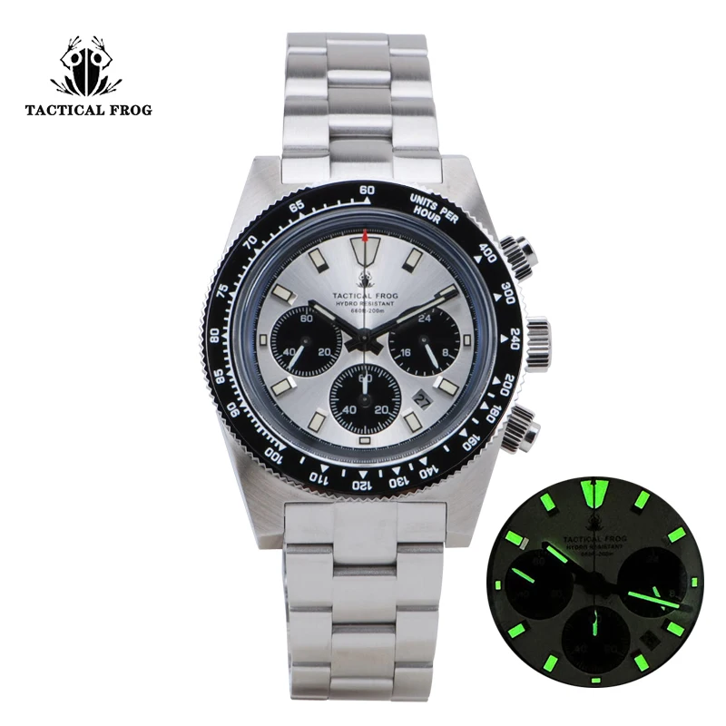 Tactical Frog VS75B Photokinetic Energy Classic Men's Diving Watches Top Brand 316L Steel Material Sapphire Waterproof Luminous
Tactical Frog VS75B Photokinetic Energy Classic Men's Diving Watches Top Brand 316L Steel Material Sapphire Waterproof Luminous