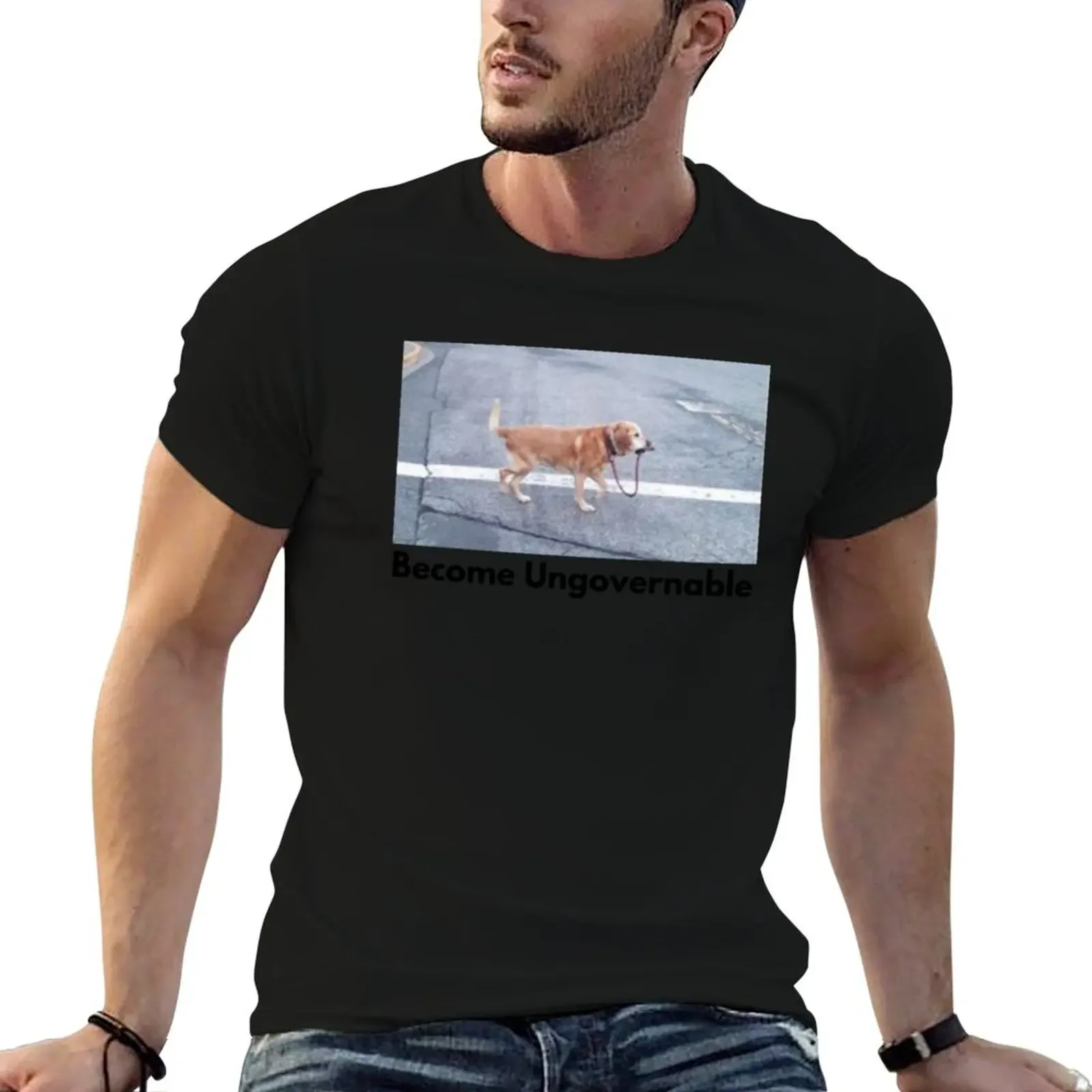 dog become ungovernable T-Shirt custom shirt valentines boutique clothes Men's cotton t-shirt
dog become ungovernable T-Shirt custom shirt valentines boutique clothes Men's cotton t-shirt