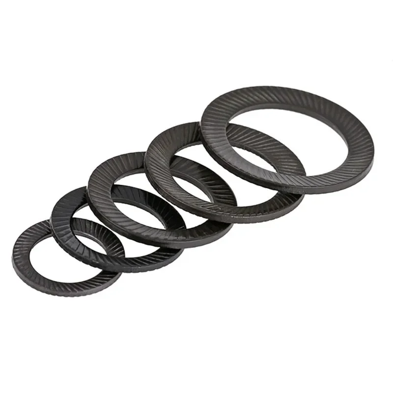 M3-M42 Carbon Steel Black Locking/Double-Sided Toothed Washer Self-Locking And Anti Loosening Gasket And Anti Slip
M3-M42 Carbon Steel Black Locking/Double-Sided Toothed Washer Self-Locking And Anti Loosening Gasket And Anti Slip