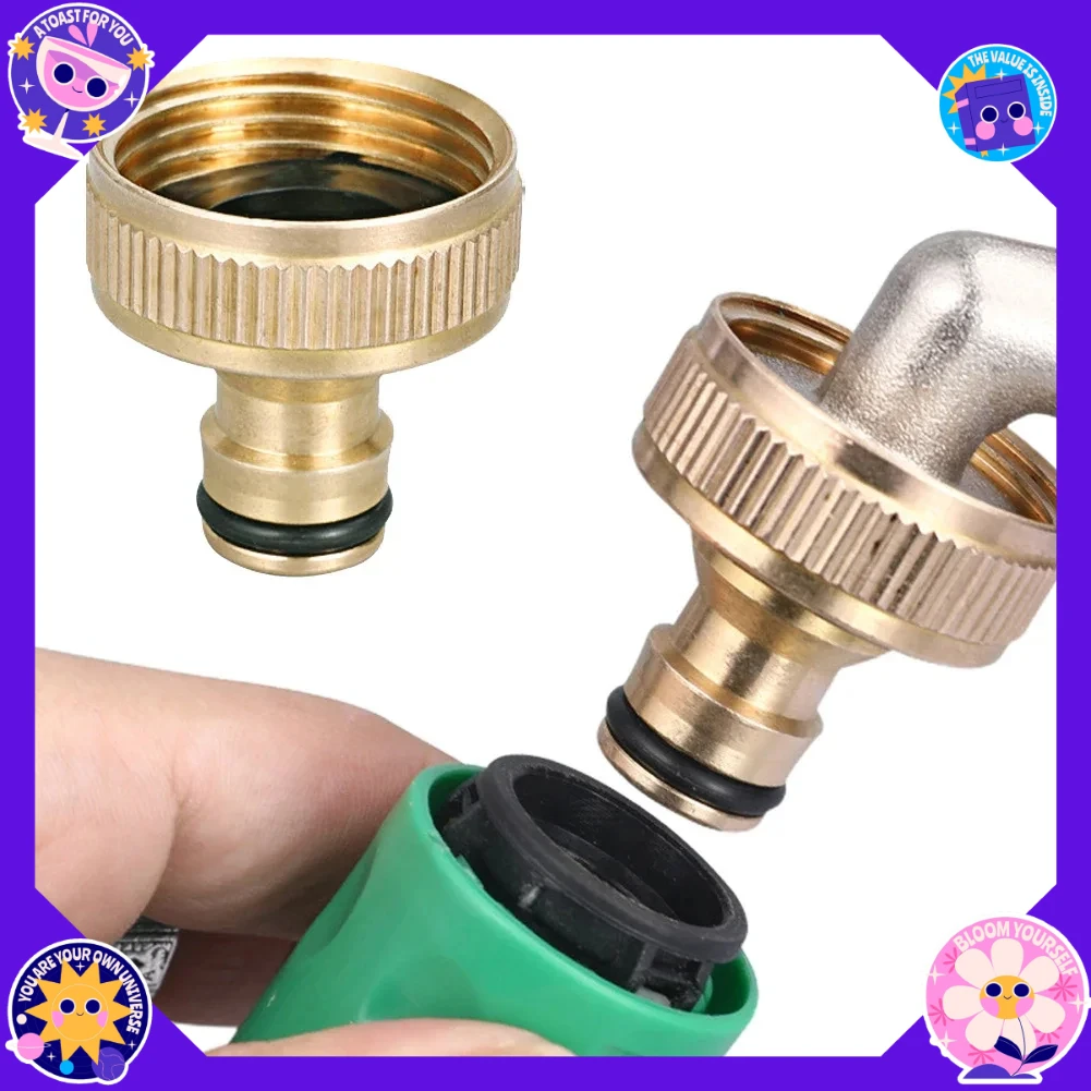 2Pcs 3/4" To 1/2" Thread Connector Faucet Hose Tap Water Adapter Quick Connector Water Pipe Fittings Home Replacement Accessory
2Pcs 3/4" To 1/2" Thread Connector Faucet Hose Tap Water Adapter Quick Connector Water Pipe Fittings Home Replacement Accessory