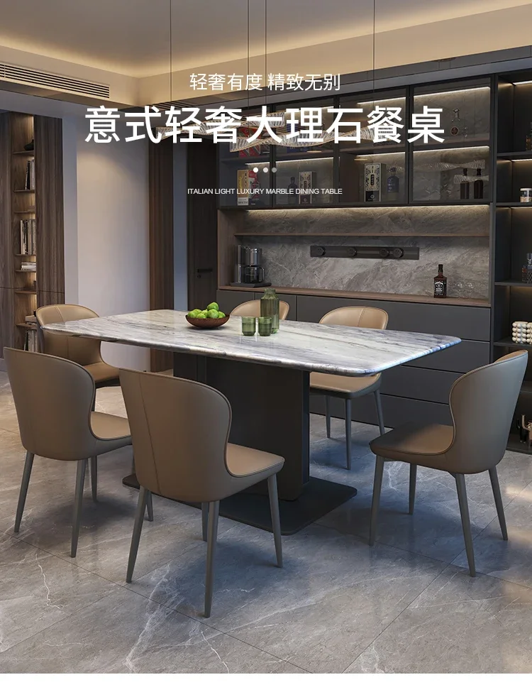 Nordic Mild Luxury Marble Dining Tables and Chairs Set Modern Simple Leisure Small Apartment Dining Rectangular Home
Nordic Mild Luxury Marble Dining Tables and Chairs Set Modern Simple Leisure Small Apartment Dining Rectangular Home