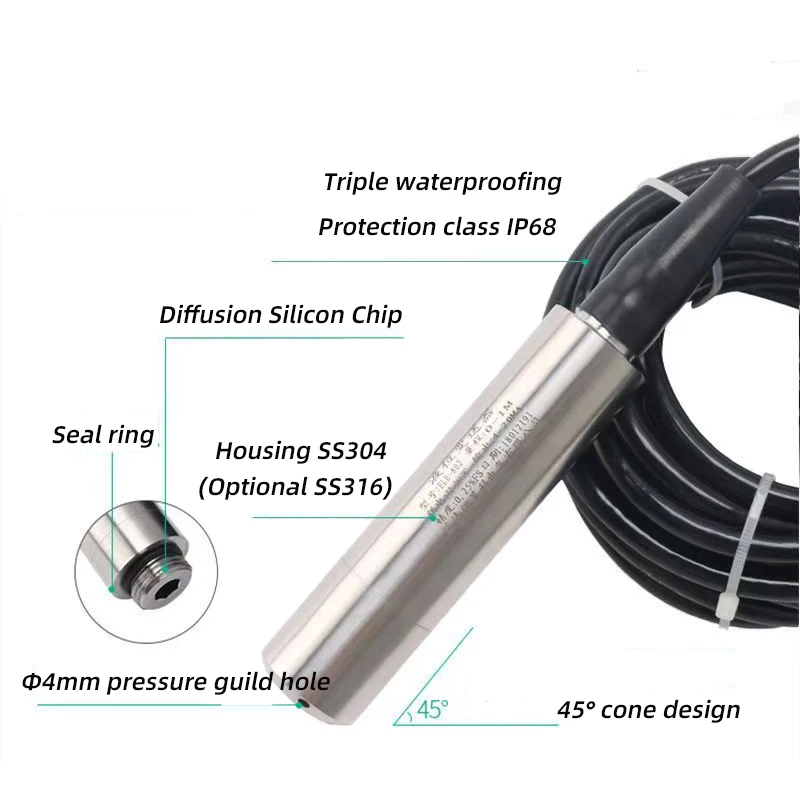 4-20ma Alarm Output Digital Display Single Light Column Level Indiicator Control Instrument Water Level Regulating Instrument
4-20ma Alarm Output Digital Display Single Light Column Level Indiicator Control Instrument Water Level Regulating Instrument