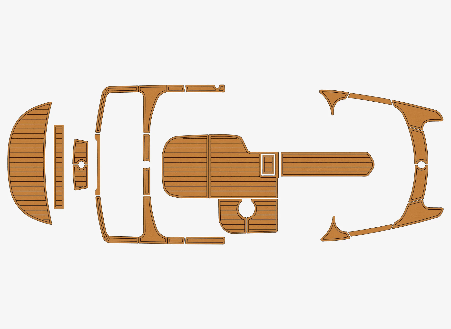 Противоскользящая самоклеящаяся накладка из тикового материала EVA из искусственного тикового дерева 6 мм для 2009-2011 MB Sports B52 F21 Яхта Кабина Прочный морской пол
Противоскользящая самоклеящаяся накладка из тикового материала EVA из искусственного тикового дерева 6 мм для 2009-2011 MB Sports B52 F21 Яхта Кабина Прочный морской пол